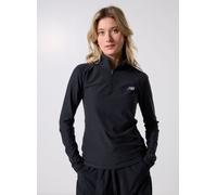 New Balance - Women's Sport Essentials Space Dye Quarter Zip - Maglia da corsa M nero