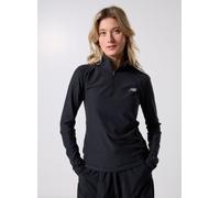 New Balance - Sport Essentials Space Dye Quarter Zip Nero - Abbigliamento S Nero