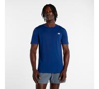 New Balance Sport Essentials Utility Maglietta Uomini - blu, bianco, Taglia: S