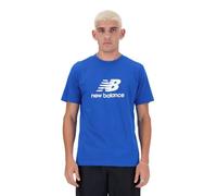 New Balance Stacked Logo T-Shirt (IT, Testo, S, Regular, Regular, Blue Oasis (424))