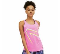 New Balance Stampato Impact Correre Damen-Tank Camicia Corsa Fitness Sport Rosa