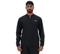 New Balance - Giacca bomber elasticizzata nera-Nero M