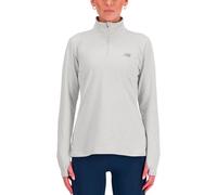 New Balance Sport Essentials Space Dye Half Zip Long Sleeve T-shirt Bianco M Donna