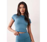 New Balance Define Fitted Short Sleeve T-shirt Blu L Donna
