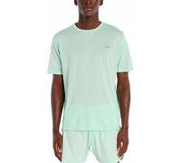New Balance - T-shirt de trail running à séchage rapide - Athletics T-Shirt Cosmic Jade Heather per Uomo - Taglia M - Verde
