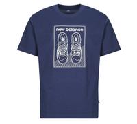 New Balance T-shirt GRAPHIC JERSEY TEE in Marine EU L