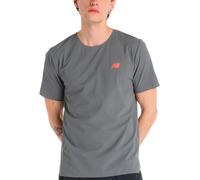 New Balance - T-shirt ultraleggera e traspirante - Race Day Ultra Light T-Shirt Urgent Red per Uomo in Poliestere Riciclato - Taglia XL - rosso