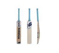 New Balance TC 150i - Mazza da cricket in salice del Kashmir, 3 pezzi, manico in canna di Singapore, manico corto, per giocare con la palla in pelle, per giovani, uomini e adulti, mazza in salice del