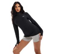 New Balance Space Dye Quarter Zip Manica Lunga Donna - Nero, Taglia: XXL
