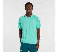 New Balance Polo da tennis da uomo Tournament mint (Menta) XL