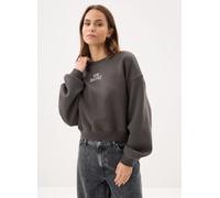 New Balance - Trackside Fleece Crew Grigio - Abbigliamento M Grigio
