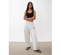 New Balance Donna Trackside Fleece Barrel Pant in Grigio, Taglia XL