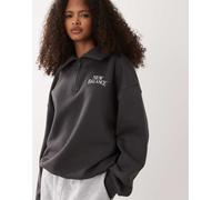 New Balance - Trackside - Pile nero con zip corta L