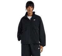 New Balance Trackside Woven Jacket Donna - Giacche Nero - Taglia XS - Poly Jersey Black