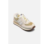 Scarpe Sneakers UOMO New Balance 8DF Dark Silver metallic 574 Suede Texile
