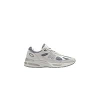New Balance Unisex Made in UK 991v2 in Grigio/Bianco, Pelle Scamosciata/Rete, Taglia 42.5