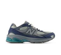 New Balance Unisex 2010 in Blu/Verde/Grigio, Pelle, Taglia 41.5