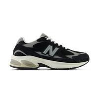 New Balance Unisex 2010 in Nero/Grigio/Bianco, Pelle Scamosciata/Rete, Taglia 38.5