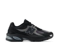 New Balance Unisex 2010 in Nero/Grigio, Pelle Scamosciata/Rete, Taglia 44.5