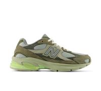 New Balance Unisex 2010 in Verde/Grigio, Pelle, Taglia 37.5