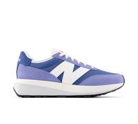 New Balance Unisex 370 in Blu, Pelle Scamosciata/Rete, Taglia 43