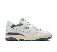 New Balance Unisex 550 in Bianca/Verde/Beige, Pelle, Taglia 37.5