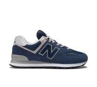 New Balance Unisex 574 Core in Blu/Bianca, Pelle Scamosciata/Rete, Taglia 39.5