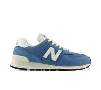New Balance Unisex 574 in Blu/Beige, Pelle Scamosciata/Rete, Taglia 43