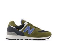New Balance Unisex 574 in Marrone/Blu, Pelle Scamosciata/Rete, Taglia 44