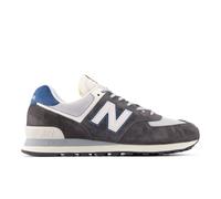 New Balance Unisex 574 in Nero/Grigio, Pelle Scamosciata/Rete, Taglia 46.5