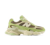 New Balance Unisex 9060R in Verde/Marrone, Pelle Scamosciata/Rete, Taglia 38