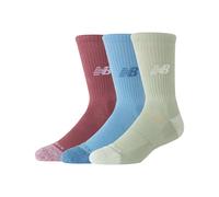 New Balance Unisex Active Crew Socks 3 Pack, Poliestere, Taglia S