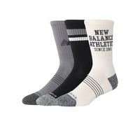 New Balance Active Graphic Crew Socks 3 Pack Model LAS35111 AS - ASSORTED COLORS Large