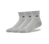 New Balance Unisex Active Premium QTR 3 Pack in Grigio, Poliestere, Taglia M