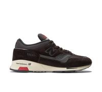 New Balance Unisex Made in UK 1500 in Marrone/Rossa/Nero, Pelle Scamosciata/Rete, Taglia 37.5