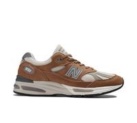 New Balance Unisex MADE in UK 991v2 Nostalgic Sepia in Marrone/Grigio, Pelle Scamosciata/Rete, Taglia 38.5