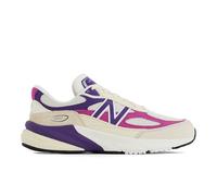 New Balance Unisex Made in USA 990v6 in Grigio/Rossa, Pelle, Taglia 43