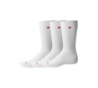 New Balance - Patch Logo Crew 3 Pack Bianco - Calze e collant 39 - 42 Bianco