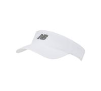 New Balance Unisex Performance Visor V 2.0 in Bianco, Poliestere, Taglia OSZ