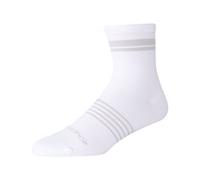 New Balance Unisex Pro Run QTR Socks 1 Pair in Bianca, Nylon, Taglia XL