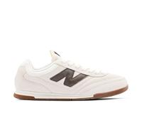 New Balance Unisex RC42 in Bianca/Marrone/Beige, Pelle Scamosciata/Rete, Taglia 41.5
