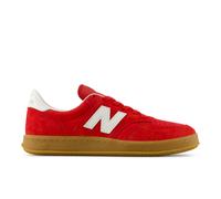 New Balance Unisex T500 in Rosso/Bianco/Grigio/Beige, Pelle, Taglia 38