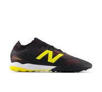 New Balance Unisex Tekela Team Low TF V5 in Nero/Giallo/Rosso, Sintetica, Taglia 43