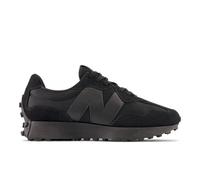 New Balance Uomo 327 in Nero, Pelle Scamosciata/Rete, Taglia 40