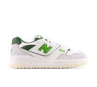 New Balance Uomo 550 in Bianca/Verde, Pelle Scamosciata/Rete, Taglia 45.5