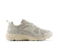 New Balance Uomo 878 in Marrone/Bianco, Pelle Scamosciata/Rete, Taglia 42