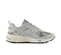 New Balance Uomo 878 in Grigio/Beige/Nero, Pelle Scamosciata/Rete, Taglia 41.5