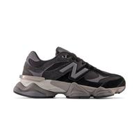 New Balance Uomo 9060 in Nero/Grigio, Pelle Scamosciata/Rete, Taglia 38.5
