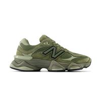 New Balance Uomo 9060 in Verde/Nero, Pelle Scamosciata/Rete, Taglia 40.5