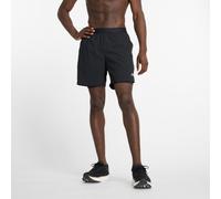 New Balance Uomo AC Lined Short 7" in Nero, Politessuto, Taglia M